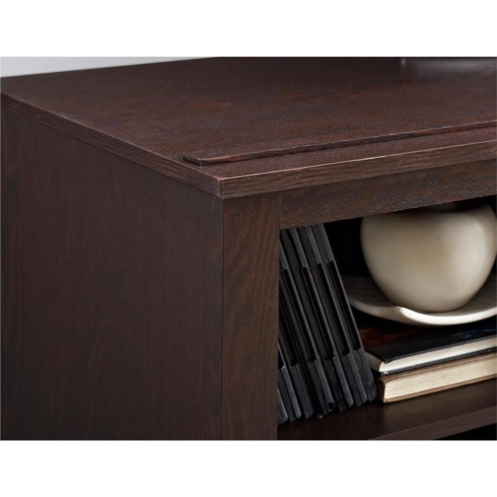 Espresso TV Console with Fireplace M1750