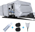 Rip-Stop RV Cover Fits 20'1" - 22' Long Motorhome, Waterproof Camper Cover with Gutter Covers S690428
