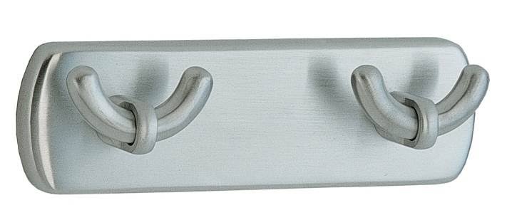 Brushed Chrome Quadruple Towel Hook J495