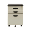 3 Lockable Drawers Mobile File Cabinet B80526