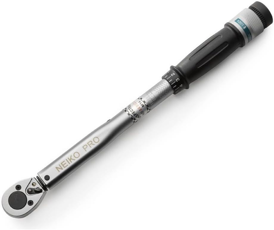 3/4” Drive Adjustable Click Torque Wrench, 50-300 Foot-Pound, Chrome Vanadium Steel S394