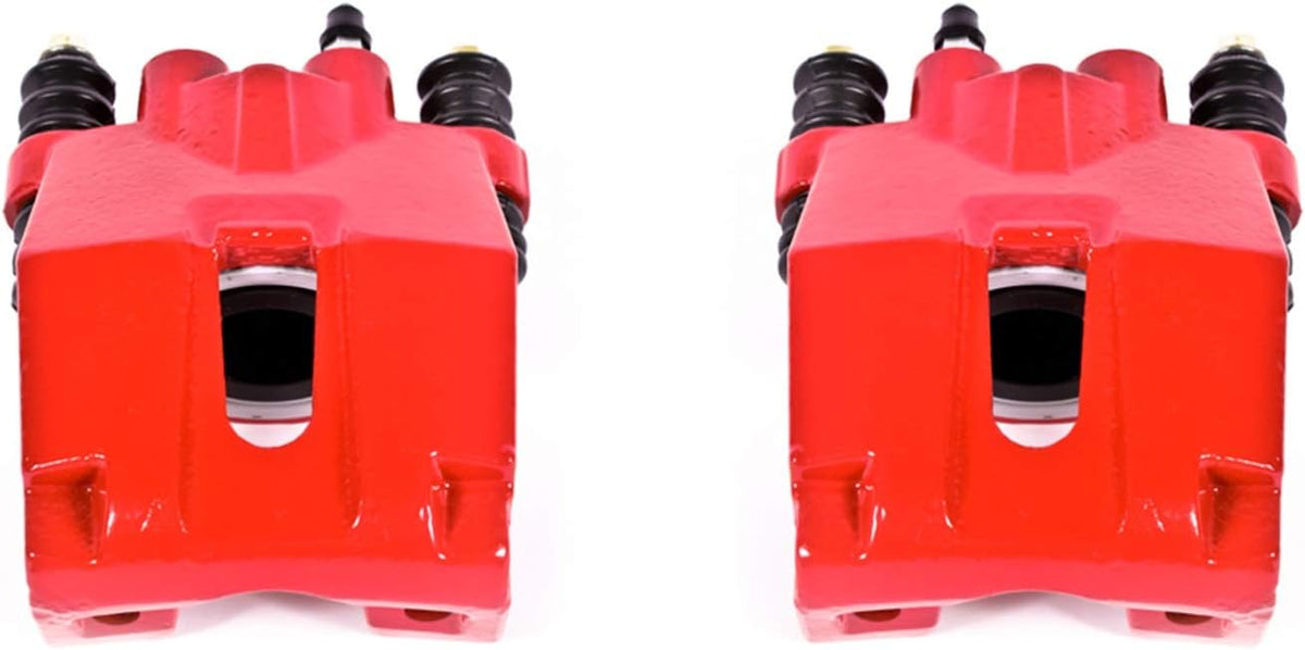 Red Powder Coated Brake Caliper Set T740