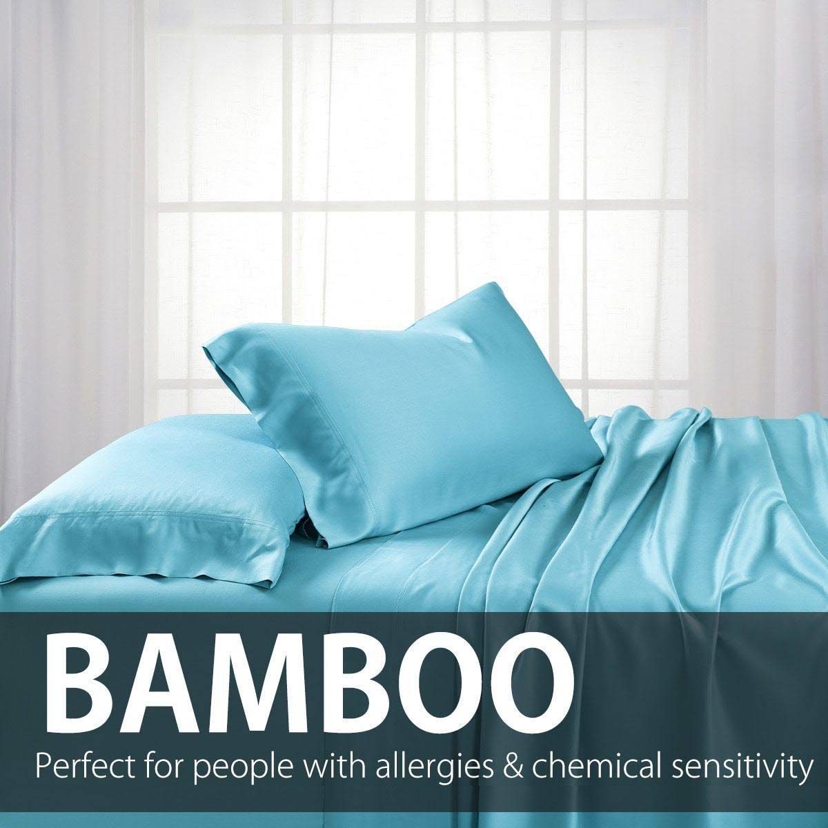 100% Bamboo Sheets 600 Thread Count Full Gray L25780