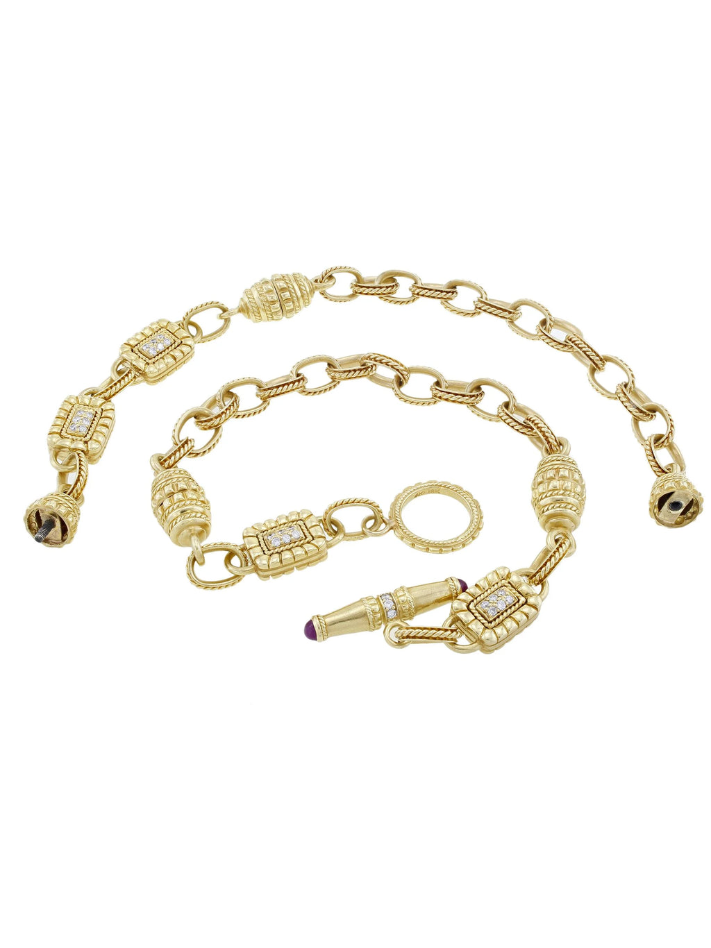 18k Yellow Gold Diamond Necklace V76599
