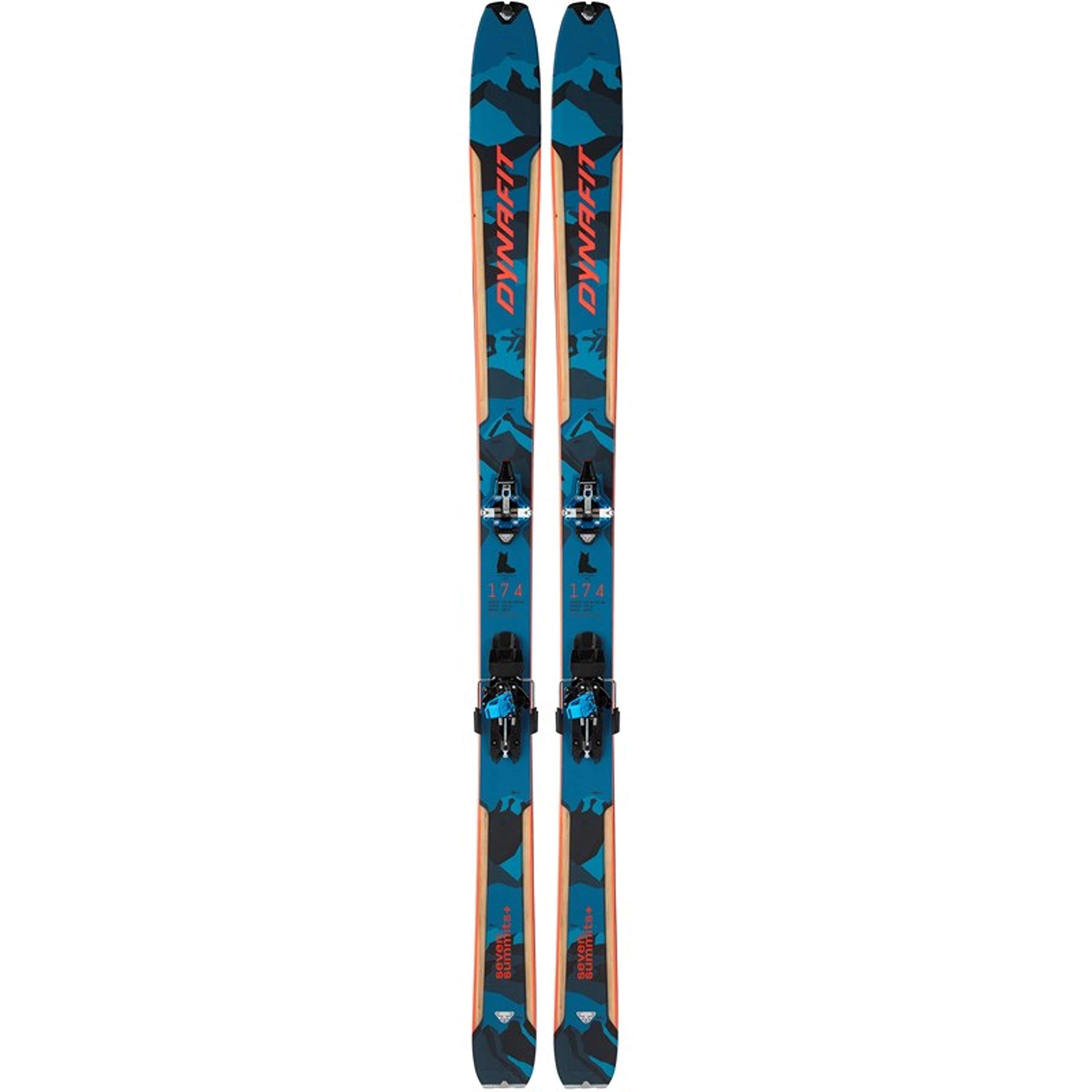 Seven Summits + Set Ski Blue/Red, 166cm S354513