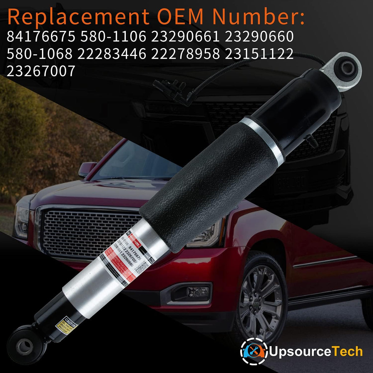 Rear Air Shocks Lift Struts Pair Shock Absorber S168