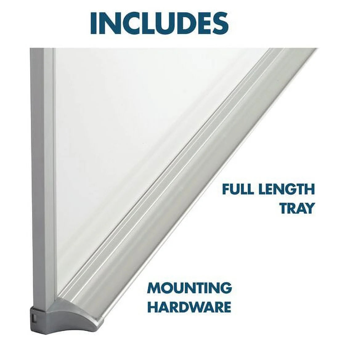 Porcelain Whiteboard 96 x 48 Magnetic Aluminum Frame M682