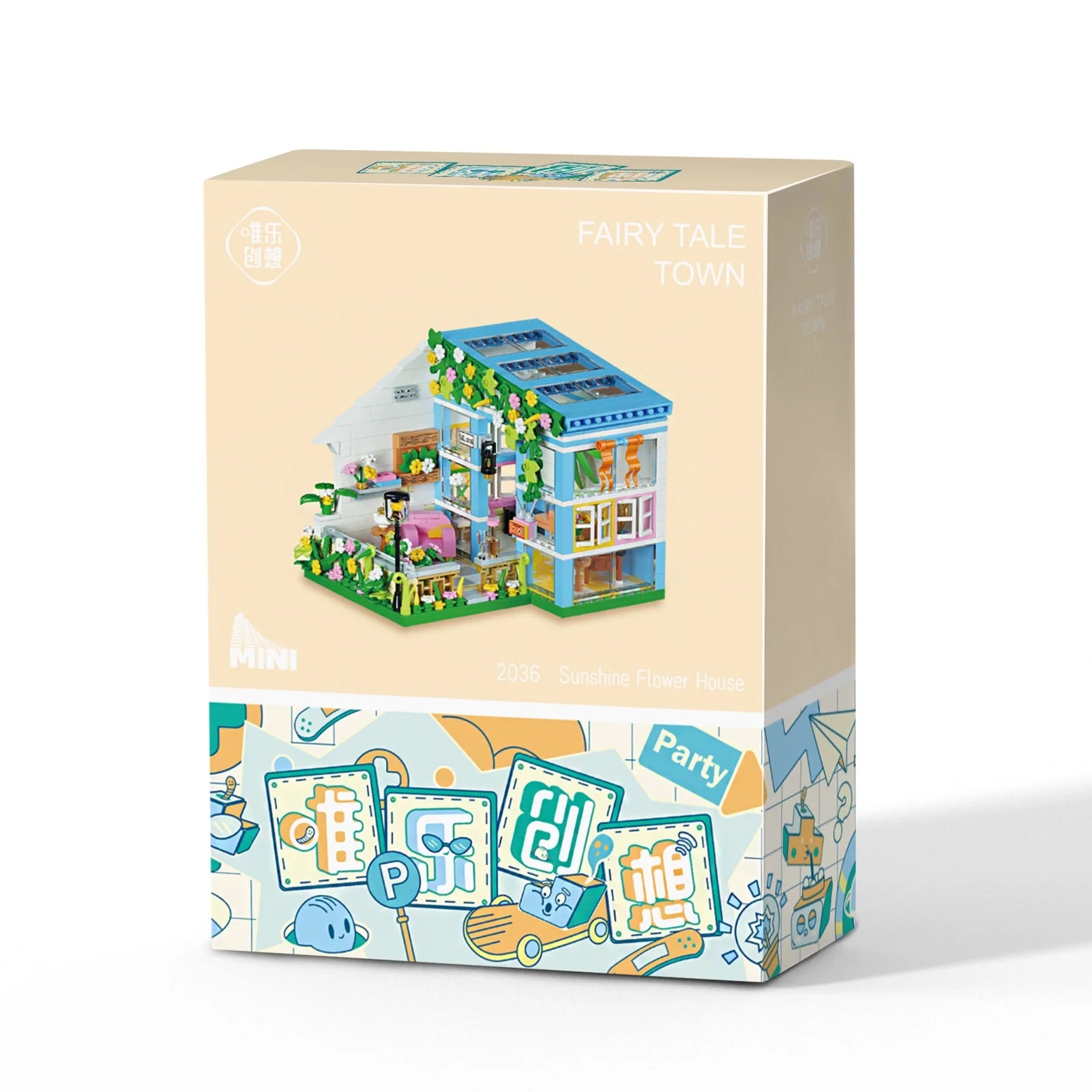 Wooden DIY Miniature Dollhouse Kit Y510888