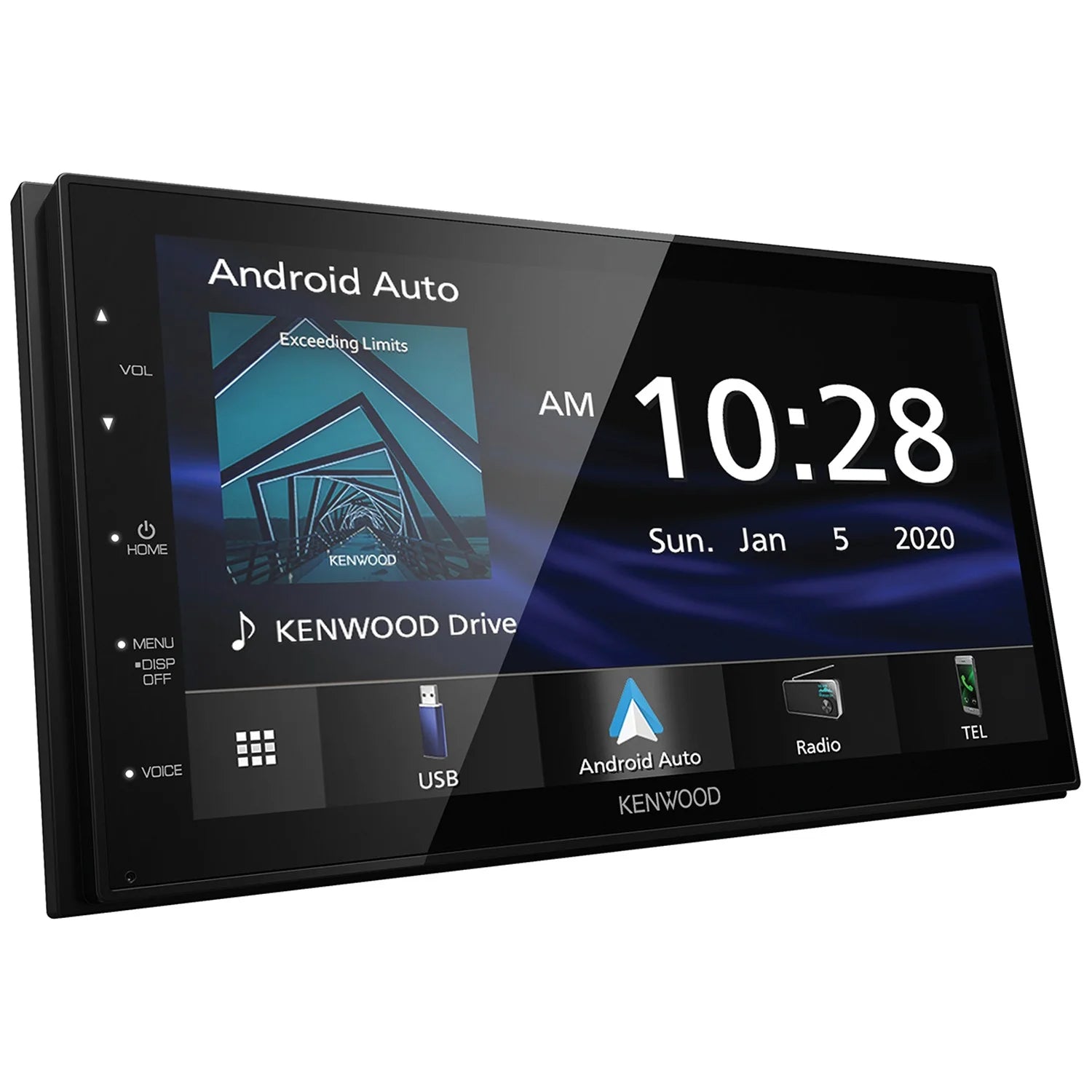 6.8" Double-DIN Multimedia Receiver with Bluetooth B808