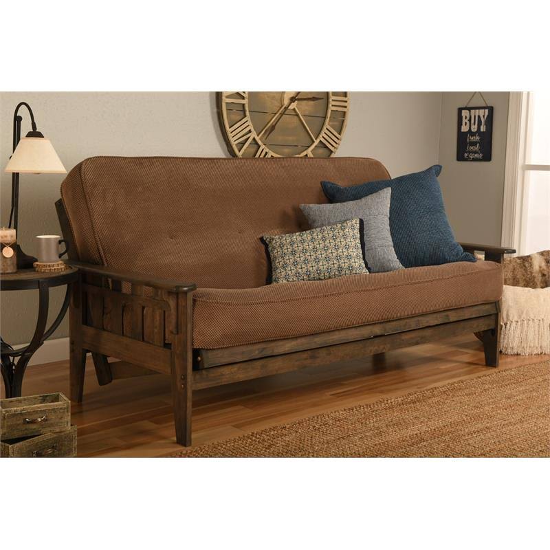 Brown Rustic Walnut Finish Mattress F791611