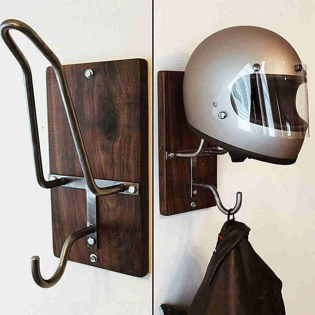 Motorcycle Helmet Rack Wall-Mounted Storage Holder R1340
