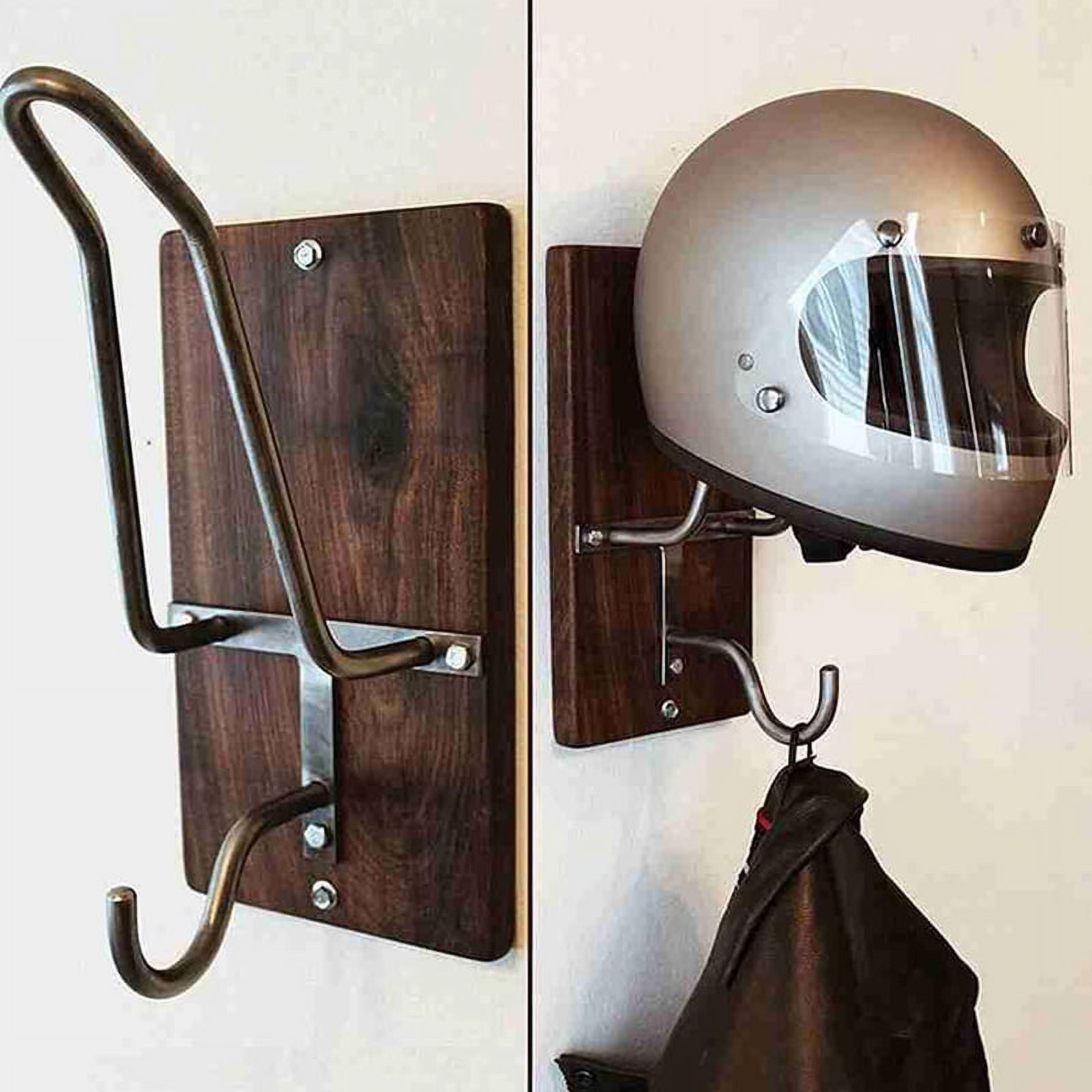 Motorcycle Helmet Rack Wall-Mounted Storage Holder R1340
