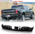 Black Powder Steel Rear Step Bumper Face Bar Assembly I829054