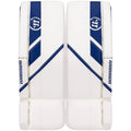 Intermediate Goalie Leg Pads White Royal 31+1x22 U978