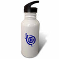 Blue 21 oz Sports Water Bottle U99913