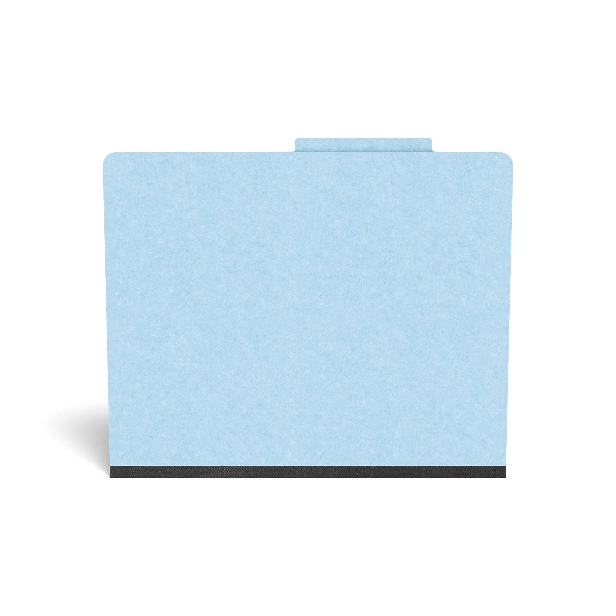 Light Blue Pressboard Classification Folder, Letter size, 20/Box X135575